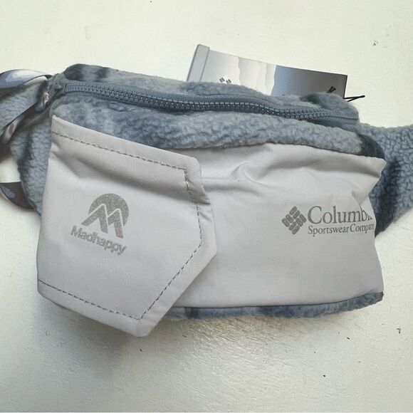 Madhappy x Columbia Sherpa Waist Pack Blue / Grey One Size NEW - Picture 6 of 6